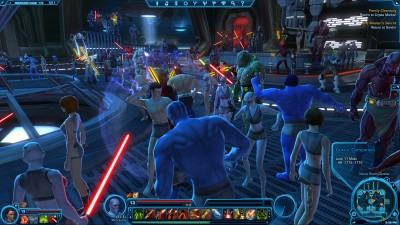 'The Old Republic' beta-testing Dance Party.