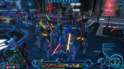'The Old Republic' beta-testing Dance Party.