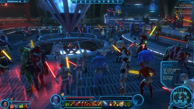 'The Old Republic' beta-testing Dance Party.