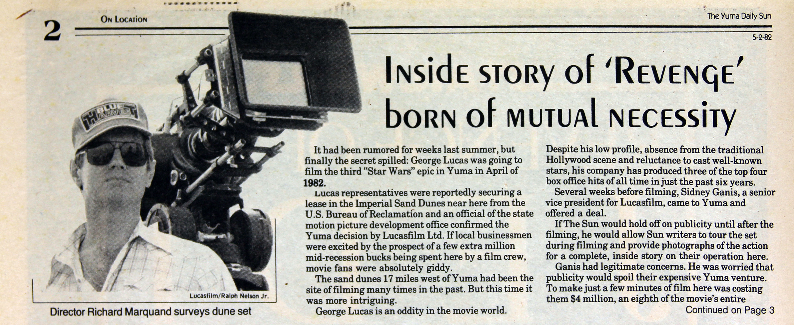 Yuma Daily Star, May 2nd 1982