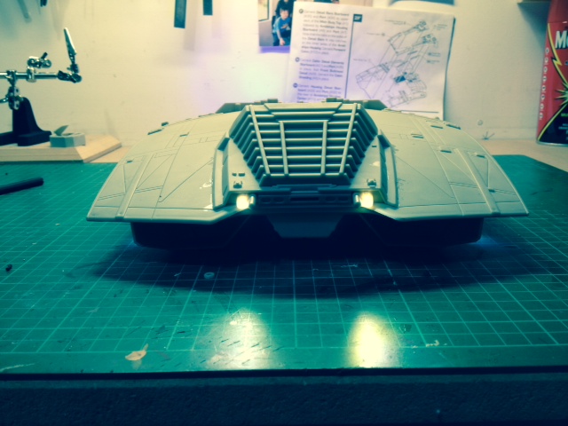 Running Lights - 3mm High Bright White LED's - with an orange clear coat