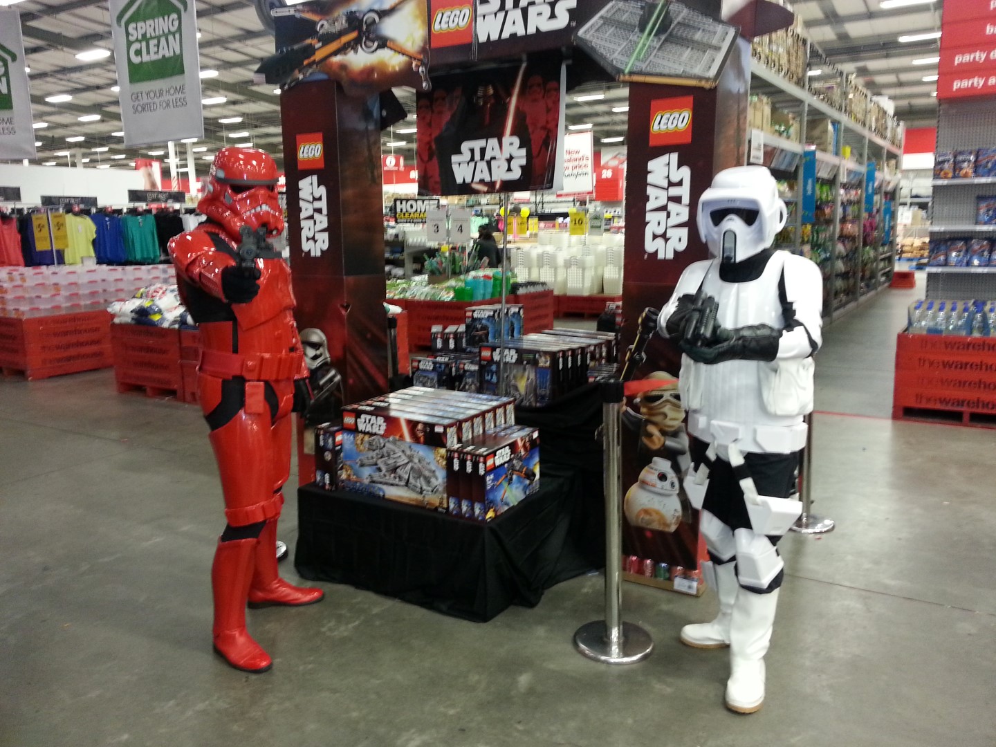 We had some honor guards
