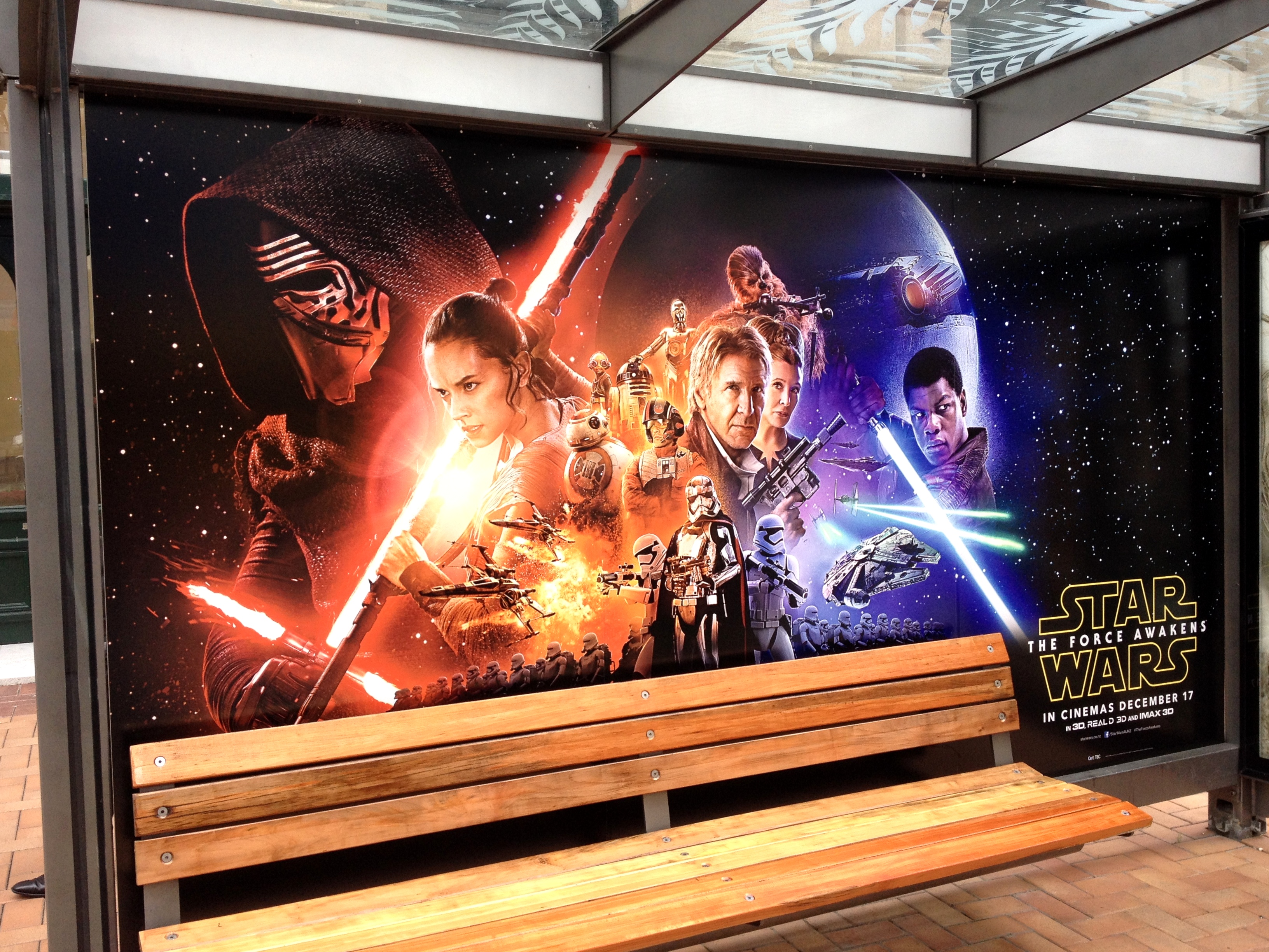 The Force Awakens Bus Stop.JPG