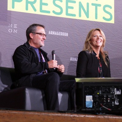 Steve Blum and Mary Elizabeth Mcglynn