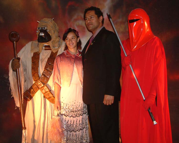 Keisah Castle-Hughes at the NZ Episode III charity premiere