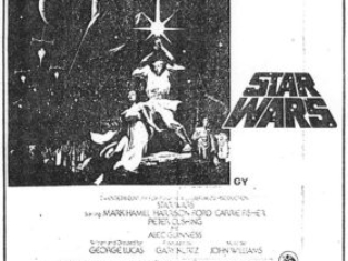 Star Wars: A New Hope, 24 December 1977 Star Wars: A New Hope, 24 December 1977