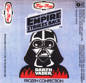 Tip-Top Darth Vader ice-block wrapper