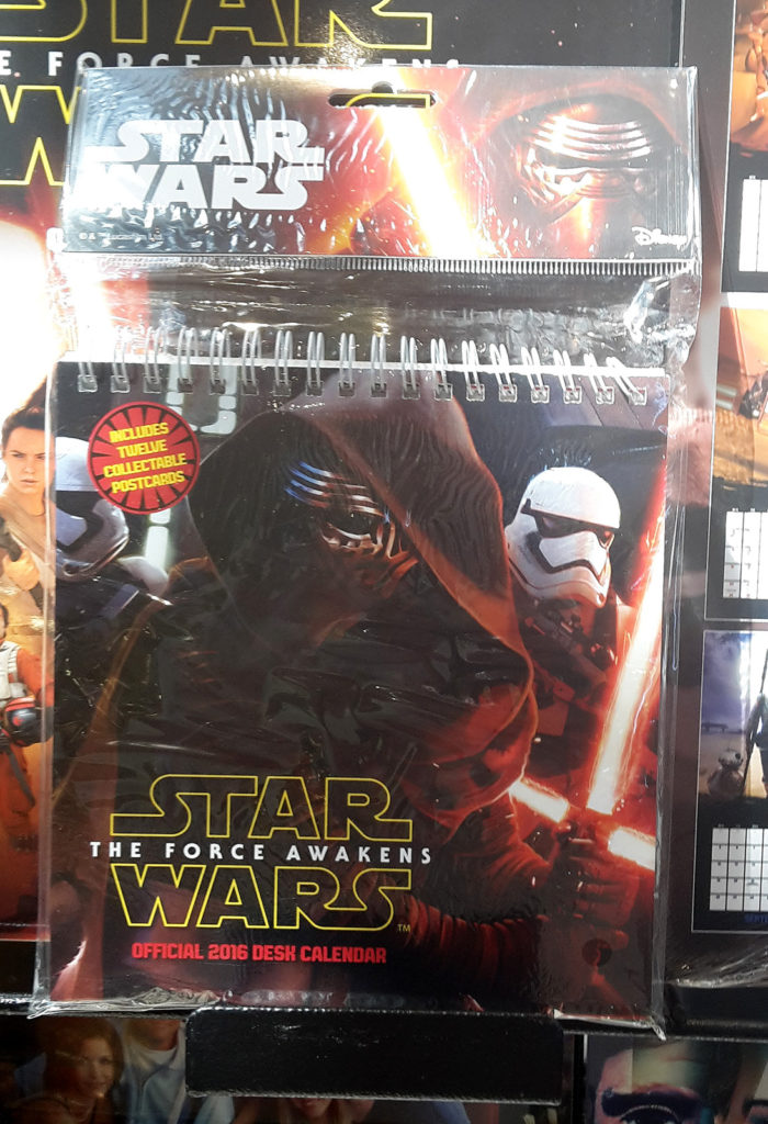 Calendar Club - 2016 Star Wars calendars
