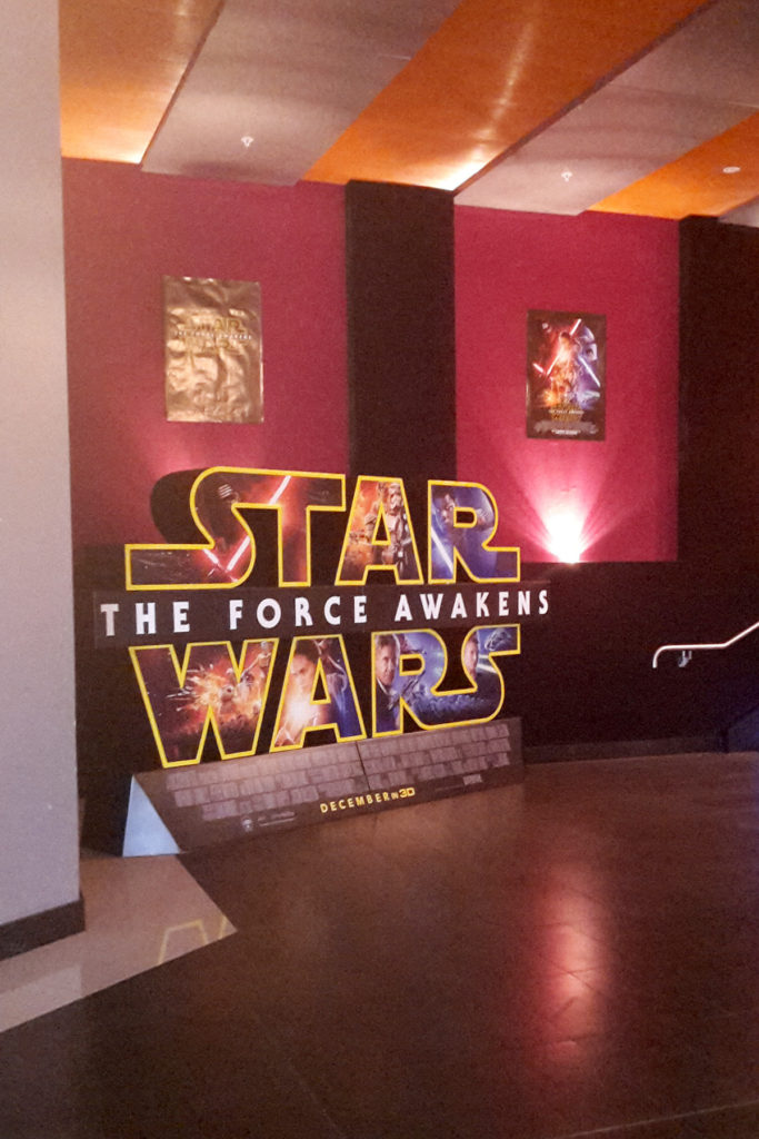Event Cinemas Albany - Star Wars The Force Awakens cardboard display