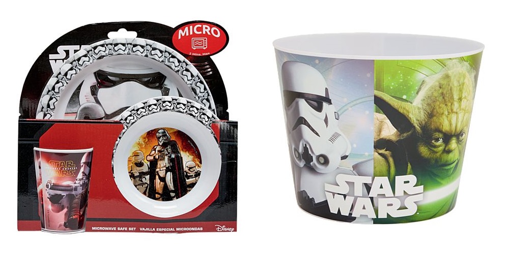 The Warehouse - Star Wars bowls and popcorn bucket