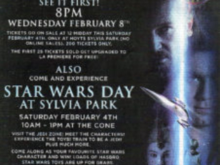 The Phantom Menace 3D, 9 February 2012 The Phantom Menace 3D, 9 February 2012