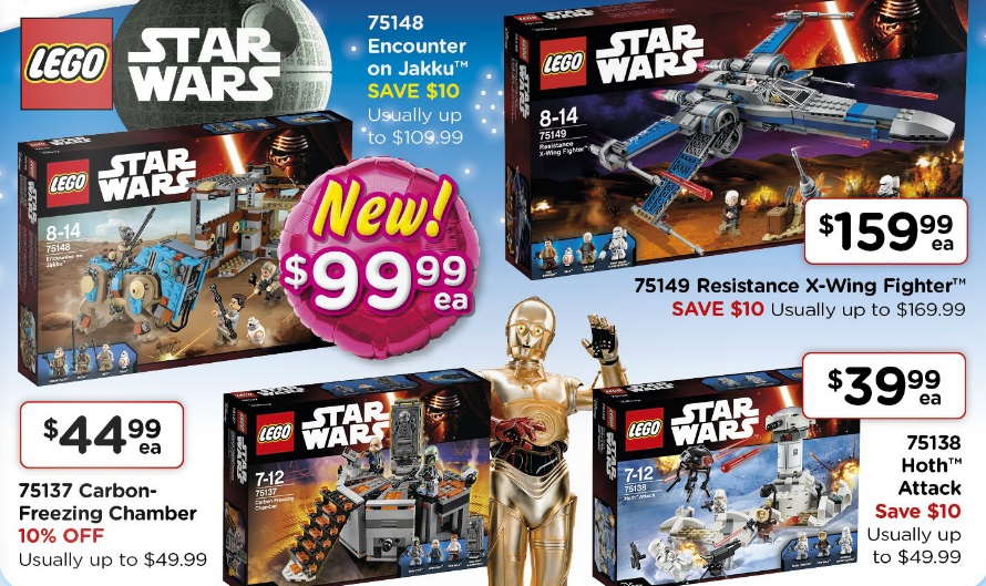 Toyworld - 40th Birthday Mailer - Lego Star Wars sets on sale