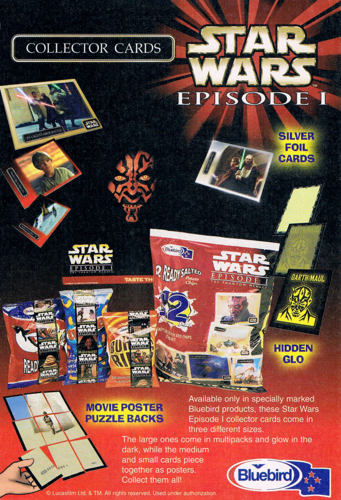 Bluebird Star Wars Gold Cards