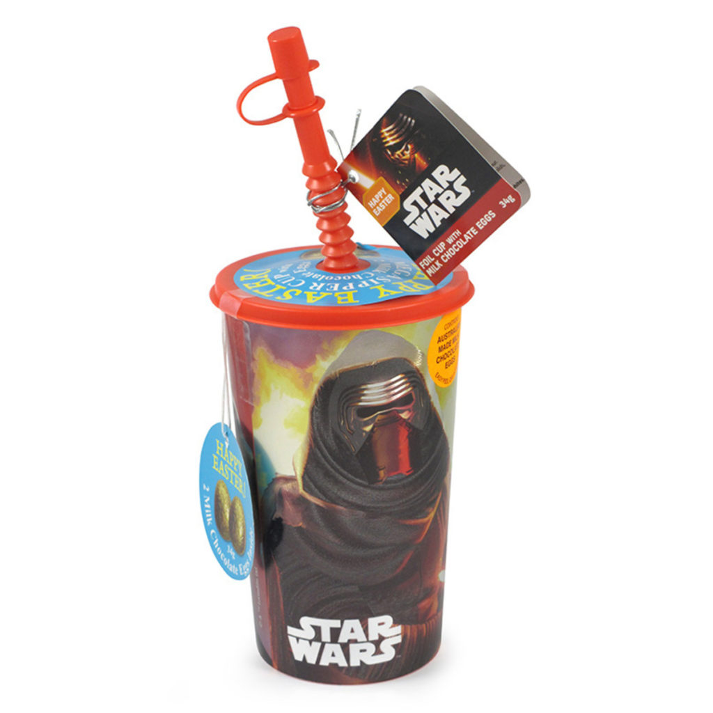 Park Avenue Star Wars Kylo Ren Foil Cup with Chocolate Easter Egss