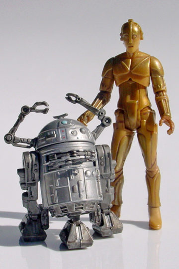 Concept R2-D2 and C-3PO