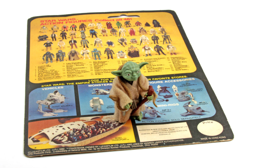 Vintage Toltoys NZ 48-Back Action Figure Cardback