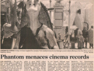 The Phantom Menace, 10 June 1999 The Phantom Menace, 10 June 1999