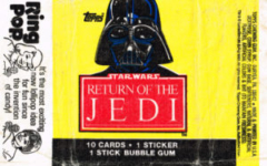 Topps US Return of the Jedi bubblegum wrapper