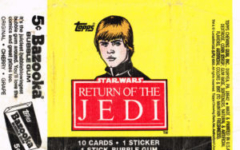 Topps US Return of the Jedi bubblegum wrapper