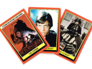 Allen's and Regina NZ Return of the Jedi Trading Cards