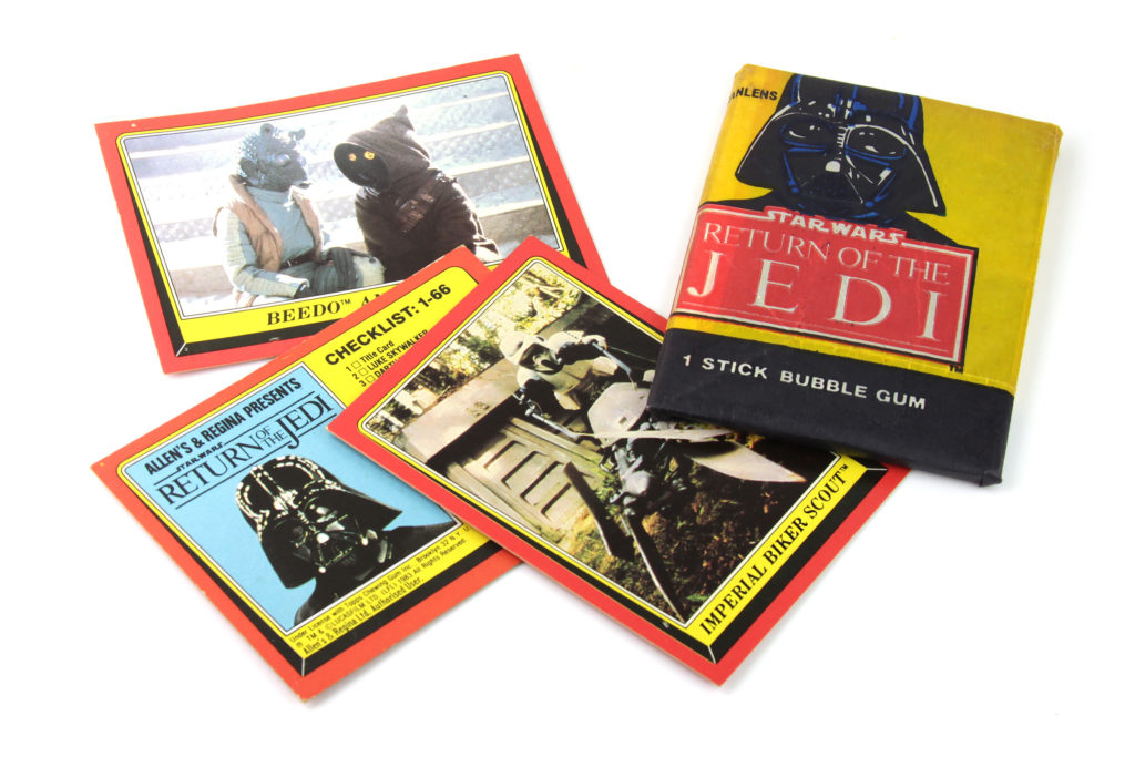 Allen's and Regina ROTJ cards