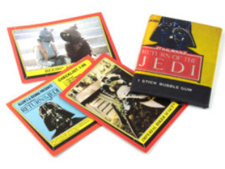 Allen's and Regina ROTJ bubblegum pack and cards