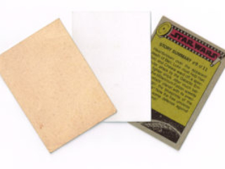 Star Wars card comparisons: NZ A&R, Australia Scanlens, USA Topps (L to R)