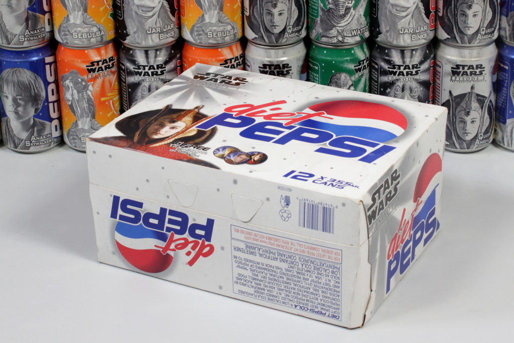 phantom menace pepsi cans