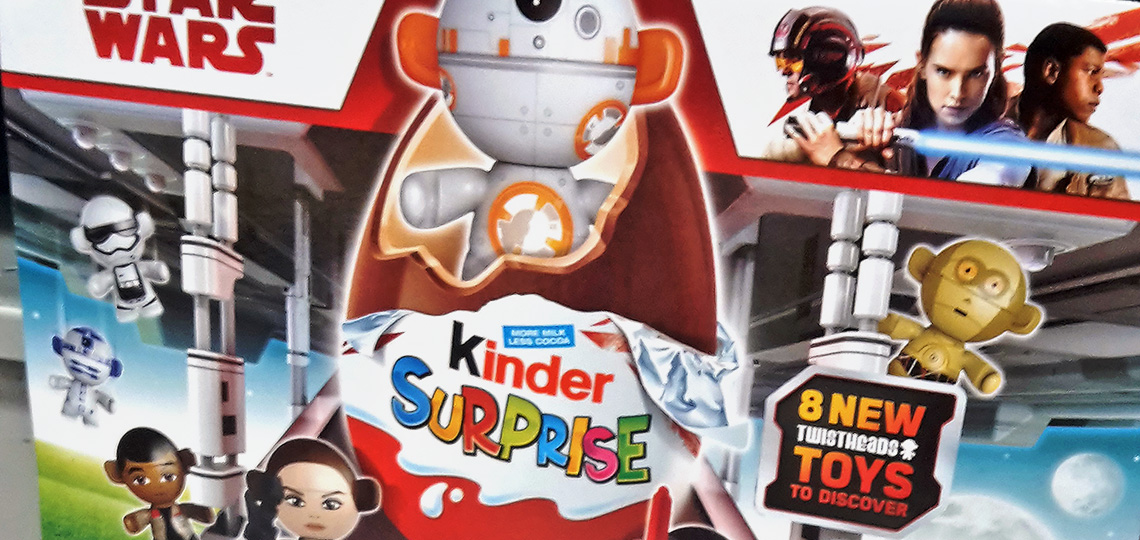 kinder surprise toys list 2018