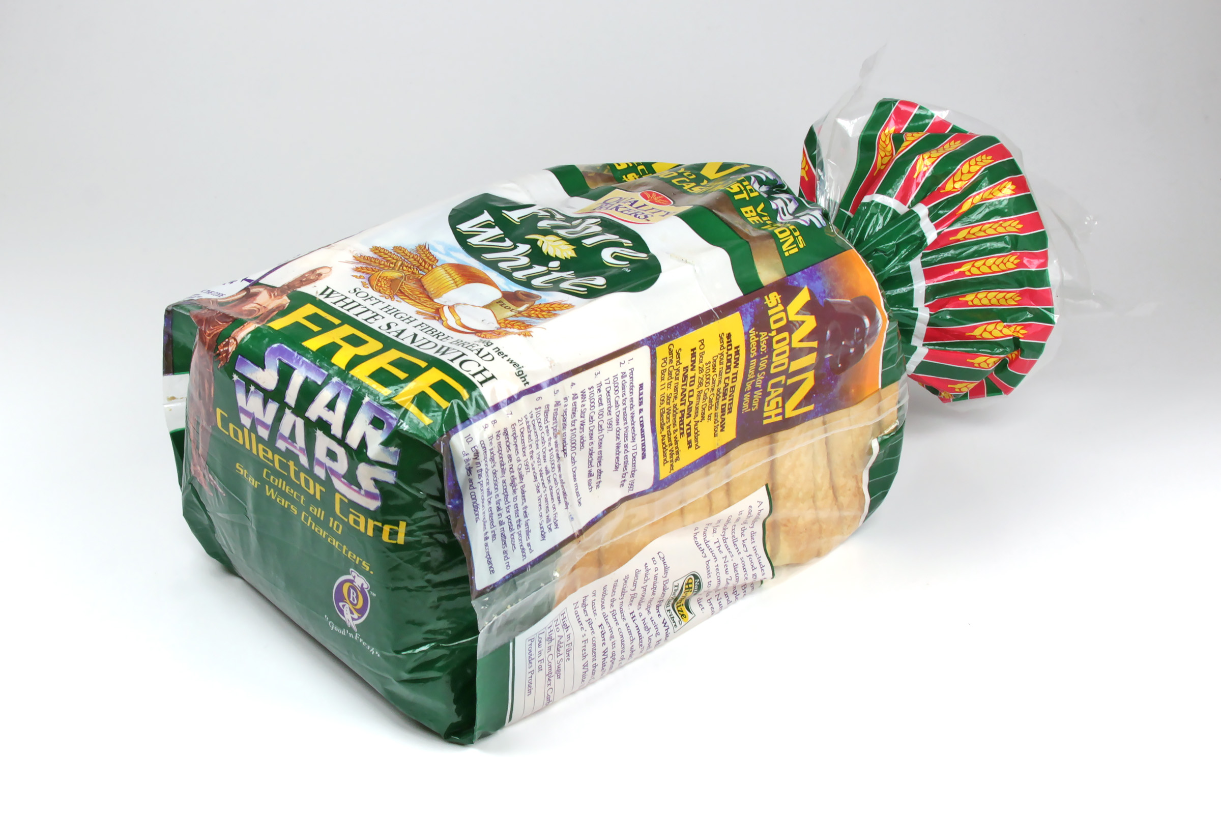 Quality Bakers Star Wars Promotion - Fibre White Bread Packaging
