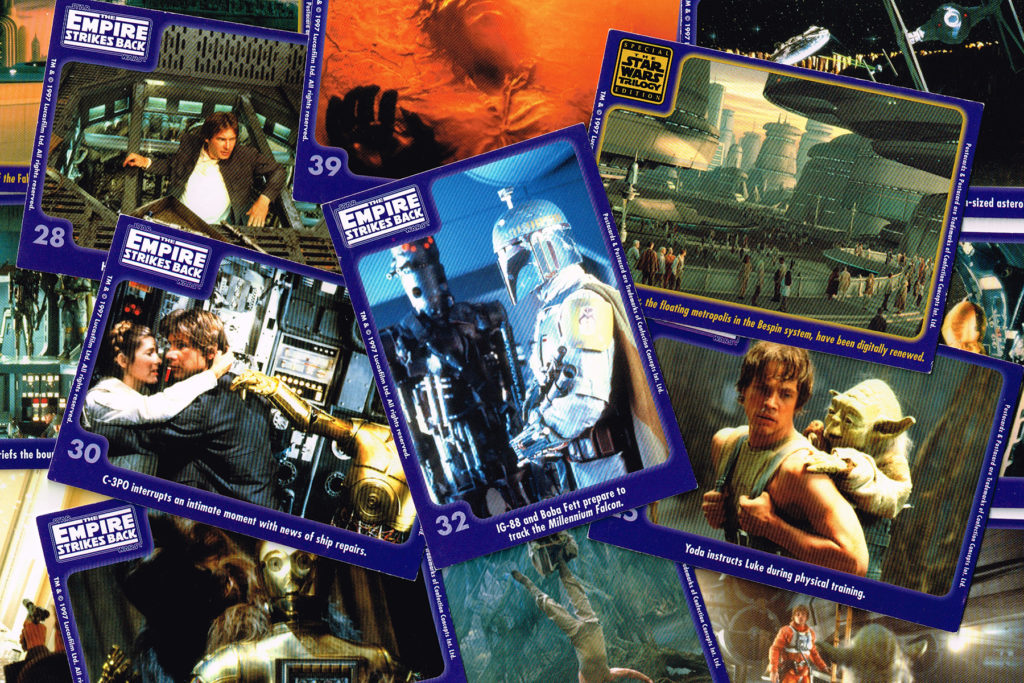 Confection Concepts Empire Strikes Back Postacards, 1997