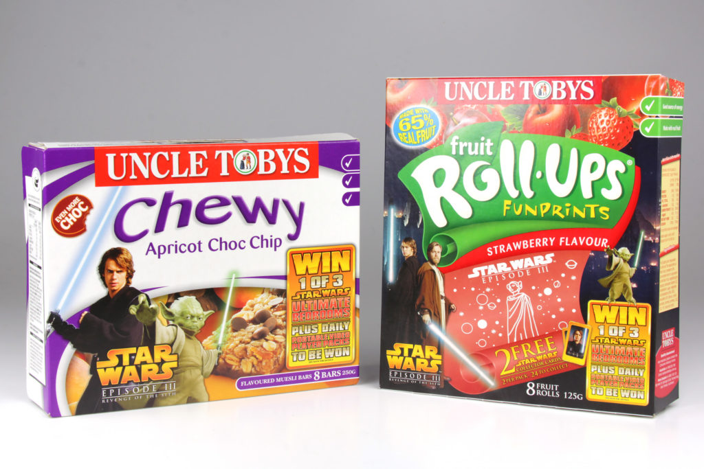 Uncle Tobys 'Revenge of the Sith' Promotion