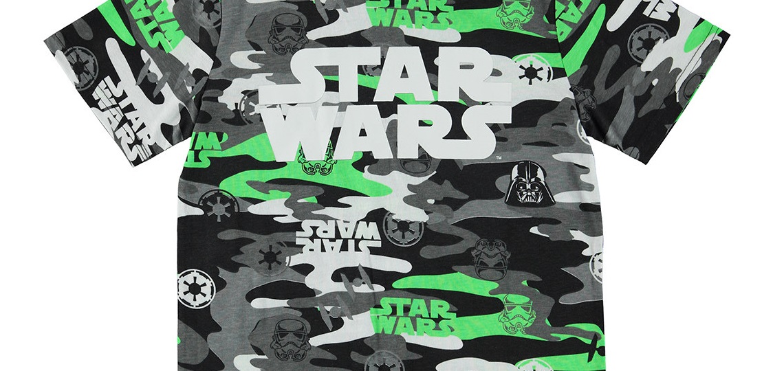 Children's Star Wars Camo Print T-Shirt at K-Mart