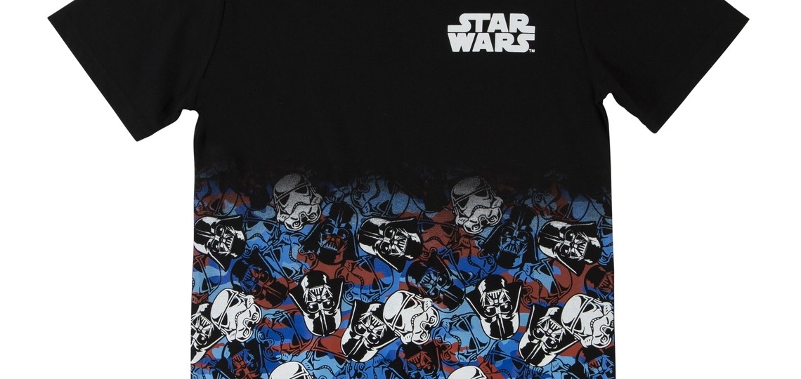 Children's Star Wars Stormtrooper Pattern T-Shirt at K-Mart