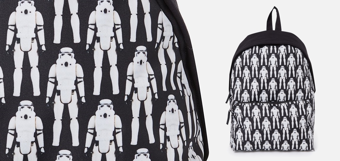 Star Wars Vintage Stormtrooper Action Figure Print Backpack at Cotton On & Typo