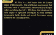 "Taste the Magic" Collector Card 13 - Kit Fisto