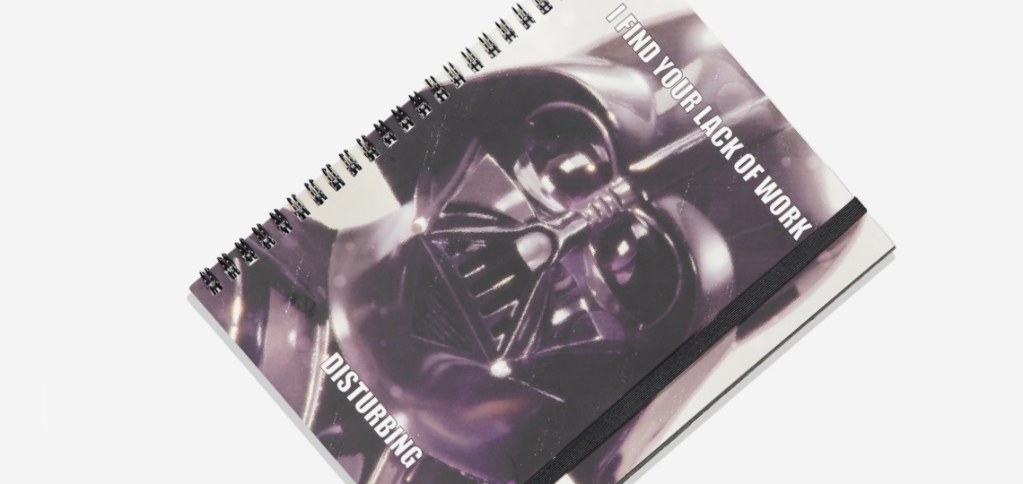 Star Wars Darth Vader A5 Notebook at Cotton On