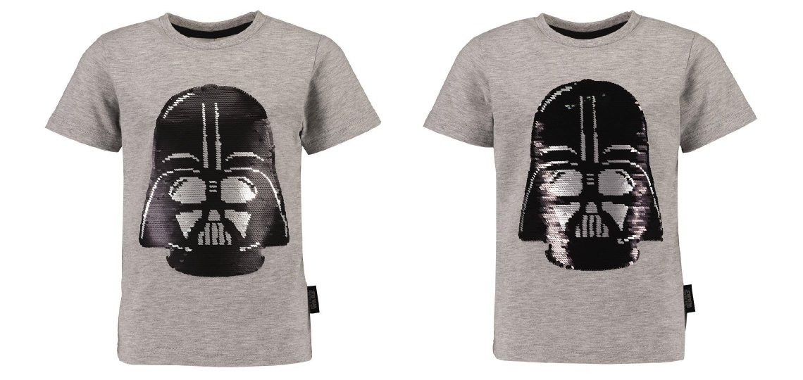 Kids Star Wars Darth Vader Sequin T-Shirt at The Warehouse NZ