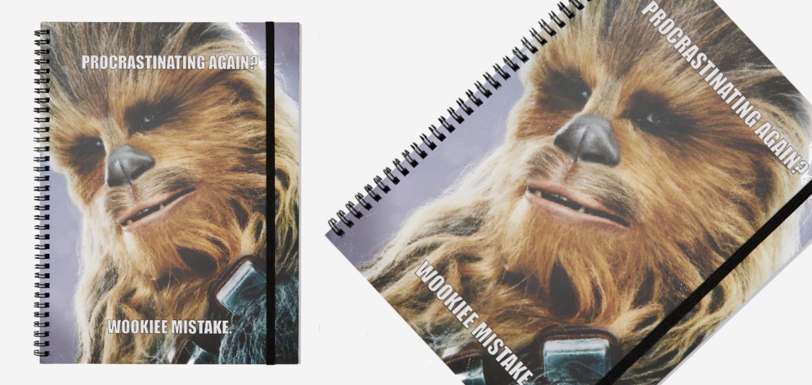 Star Wars Chewbacca A4 Notebook at Typo NZ
