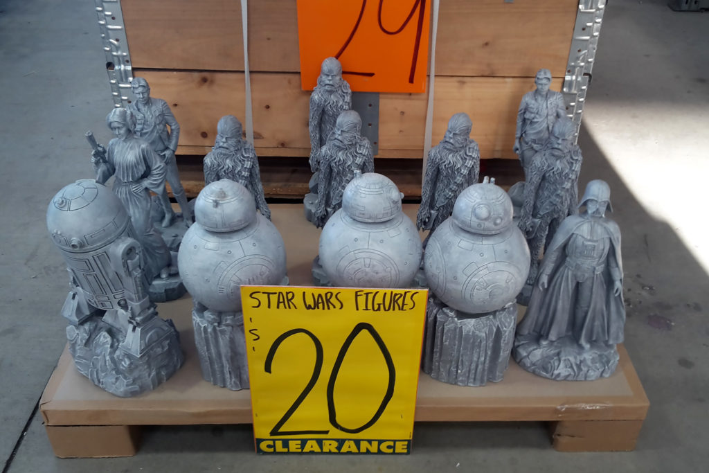 Star Wars Garden Statues