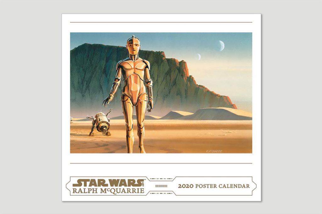 Ralph McQuarrie Star Wars Poster 2020 Calendar