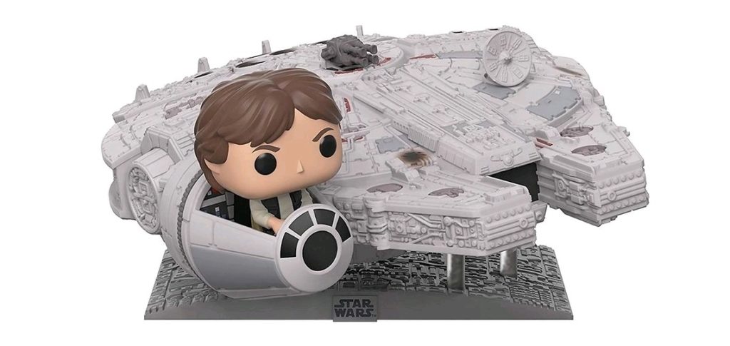 Funko Pop! Vinyl Han Solo and Millennium Falcon Deluxe Figure