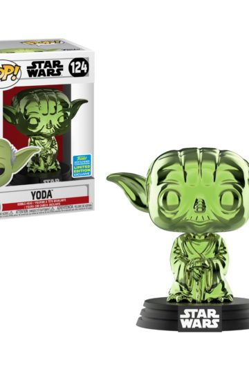 SDCC 2019 Exclusive Funko Pop! Vinyl Star Wars Figures - Yoda and Boba Fett