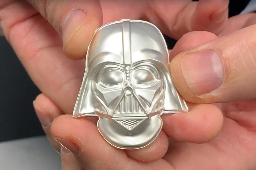 Darth Vader Helmet Coin from NZ Mint