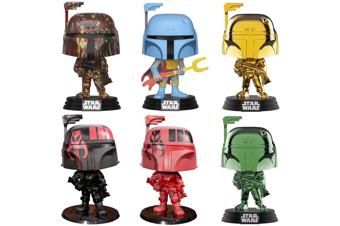 Boba Fett Pop! Vinyl figure variants