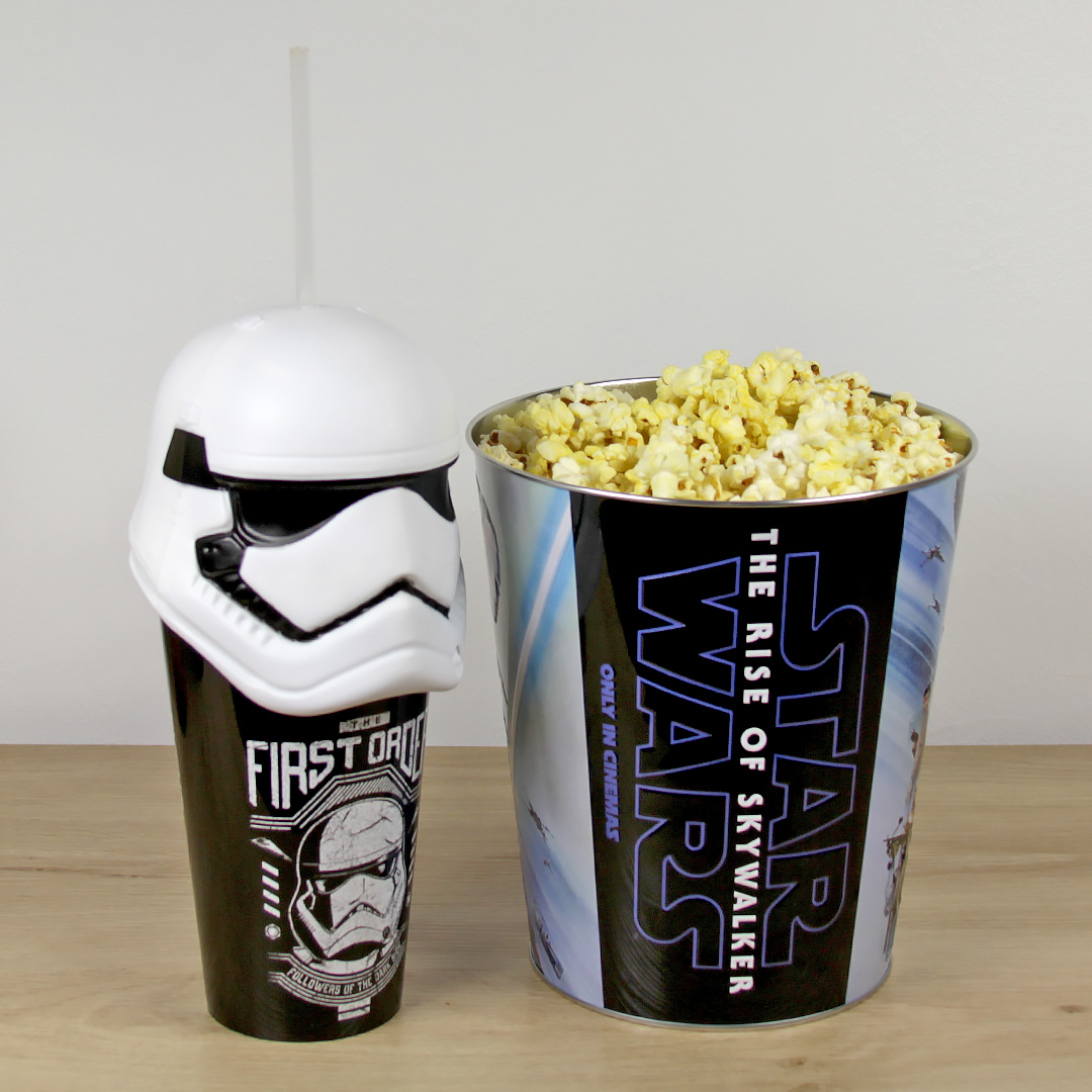 Stormtrooper Popcorn Bucket and Cup from Event Cinemas