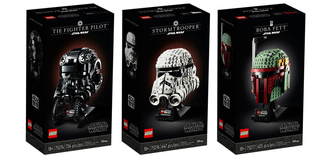 LEGO Star Wars helmets