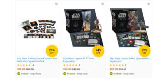 Star Wars Miniature Gaming Sets in Mighty Ape Birthday Sale
