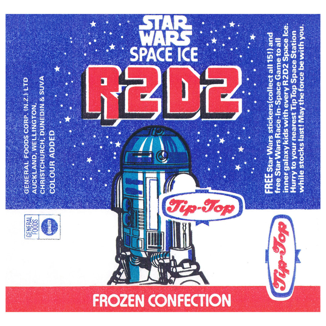 Tip-Top Ice Cream R2-D2 Space Ice Wrapper, 1977