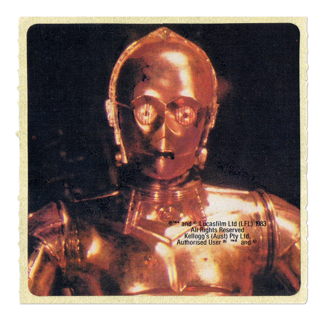 Kellogg's 1983 Sticker - C-3PO